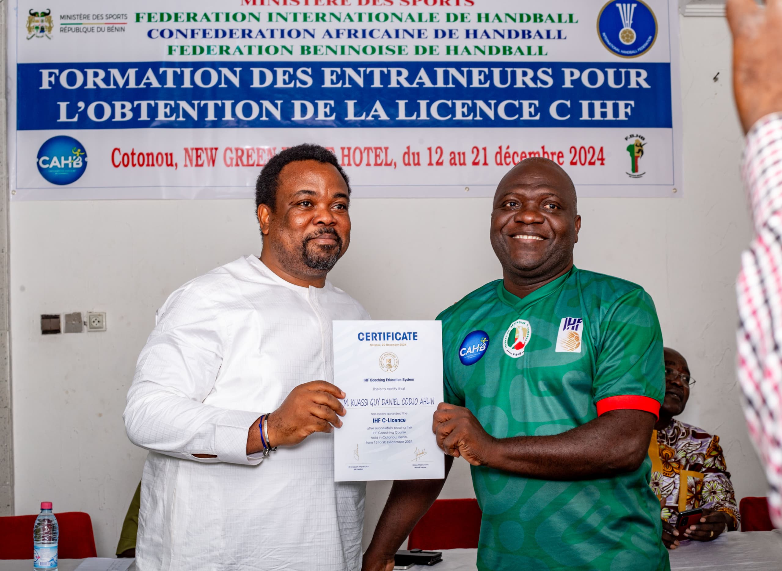 Formation Licence C IHF au Bénin : Une clôture sous le signe de l’espoir