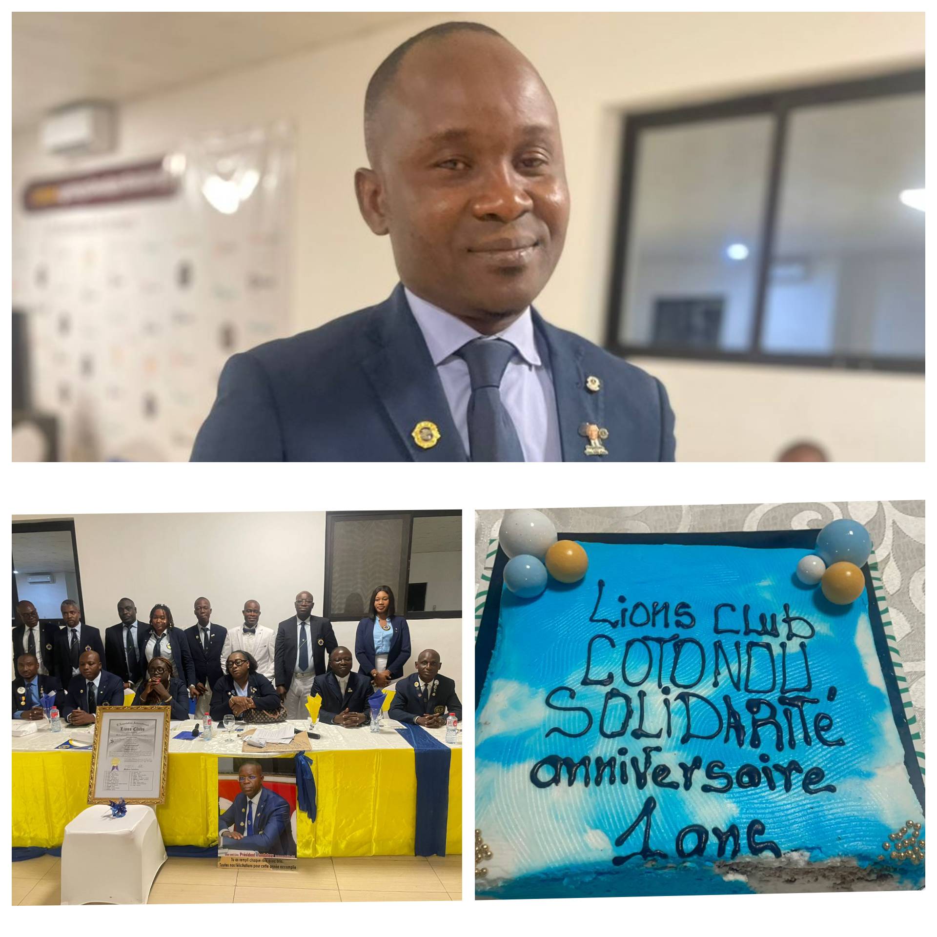Lions Club Cotonou Solidarité : Bienvenu Sambieni N'Ouémou succède à André Azibli