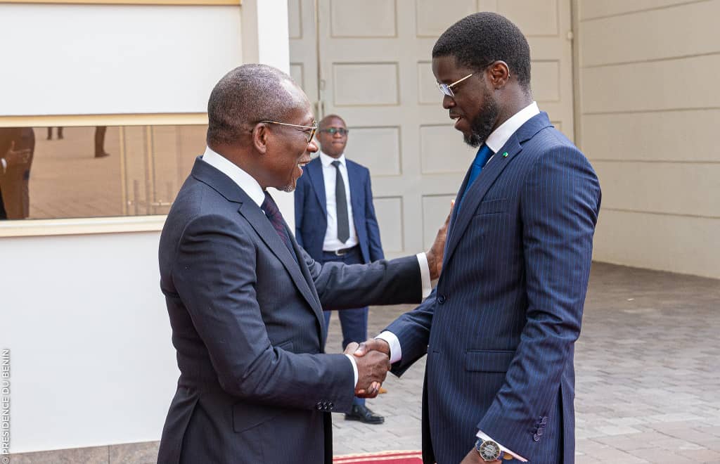 Visite du président Faye à Cotonou : l’axe Dakar-Cotonou se renforce face aux défis régionaux