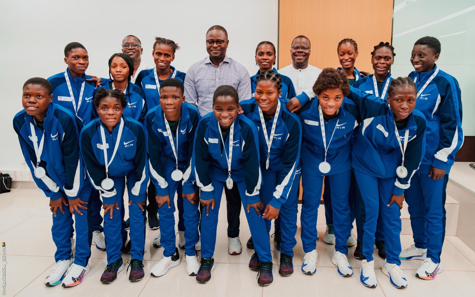 Retour triomphal des Jeux Africains Scolaires 2025 : le Bénin célèbre ses jeunes champions