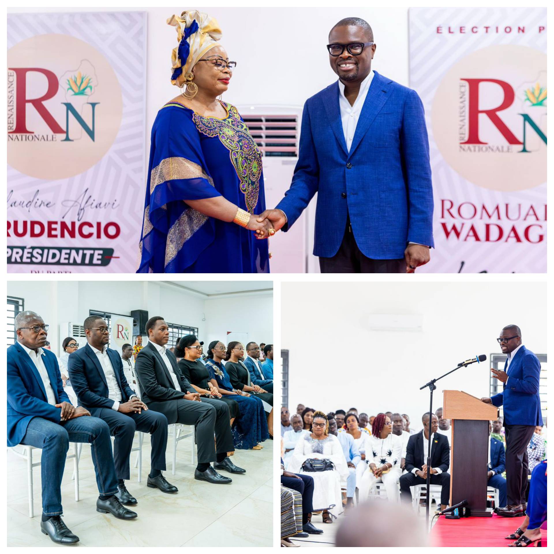 Présidentielles 2026 : Le parti "Renaissance Nationale" déroule le tapis rouge à Romuald Wadagni