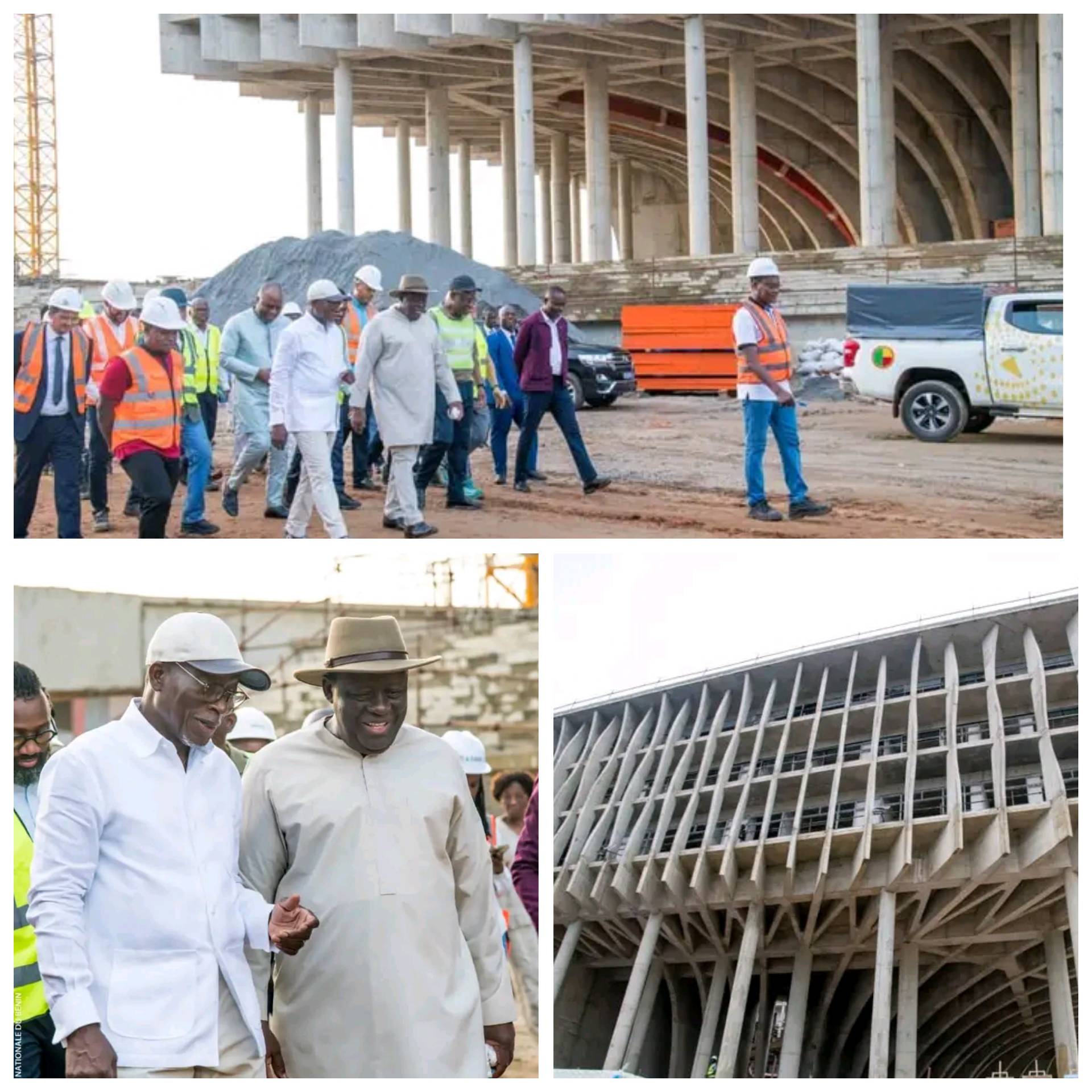 Nouveau siège du Parlement béninois : le regard de Patrice Talon sur le chantier