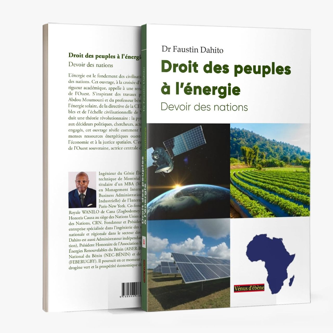 Vient de paraître/ Faustin Dahito publie “Droit des peuples à l’énergie,  Devoir des nations”