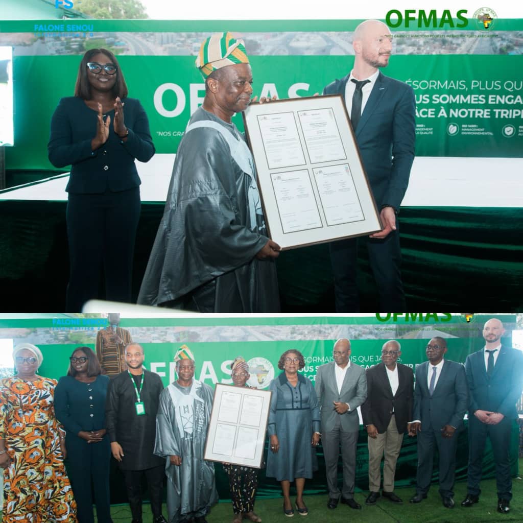 Qualité, sécurité, environnement : OFMAS décroche la triple certification ISO