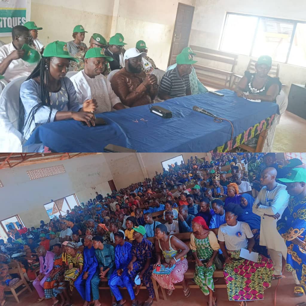 Course à la Marina : le duo Hounkpè–Hounwanou intensifie sa campagne dans le sud et le centre