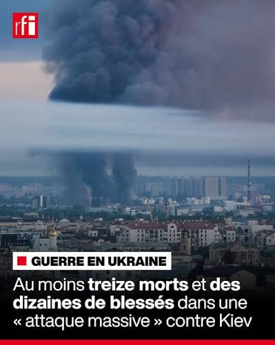 UKRAINE / CONFLIT : Attaque massive sur Kyiv, 17 morts et 86 blessés ce 2 juillet 2026