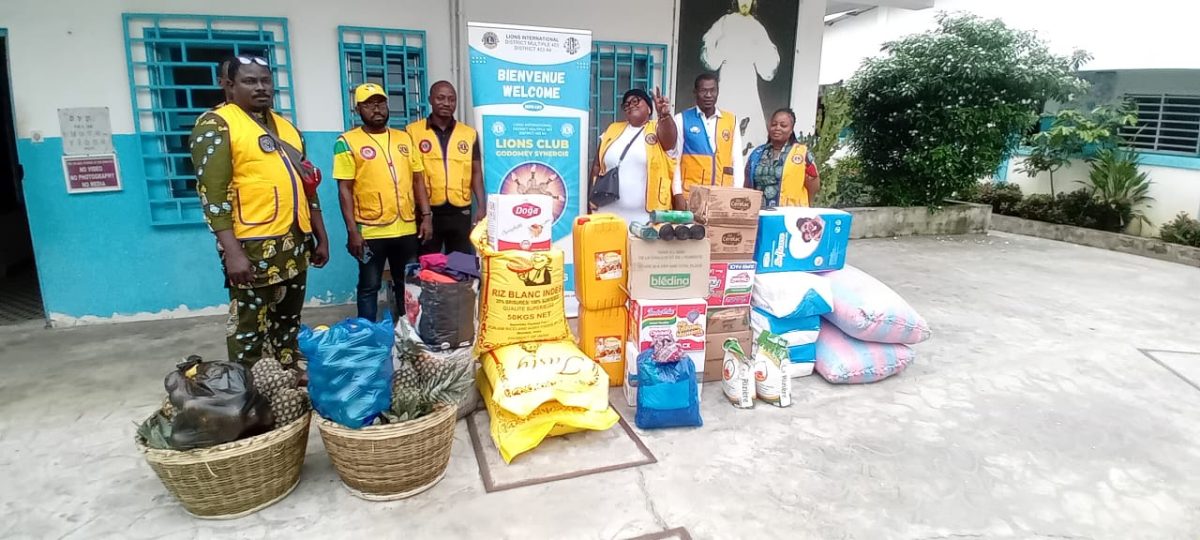 Soutien  du Lions Club Godomey Synergie à l'orphelinat des Sœurs missionnaires de la charité :Une première œuvre du mandat 2026-2027 sous le signe de la solidarité
