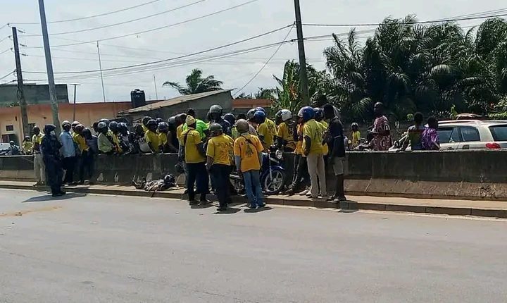 Abomey-Calavi : un conducteur de taxi-moto tué dans un accident.