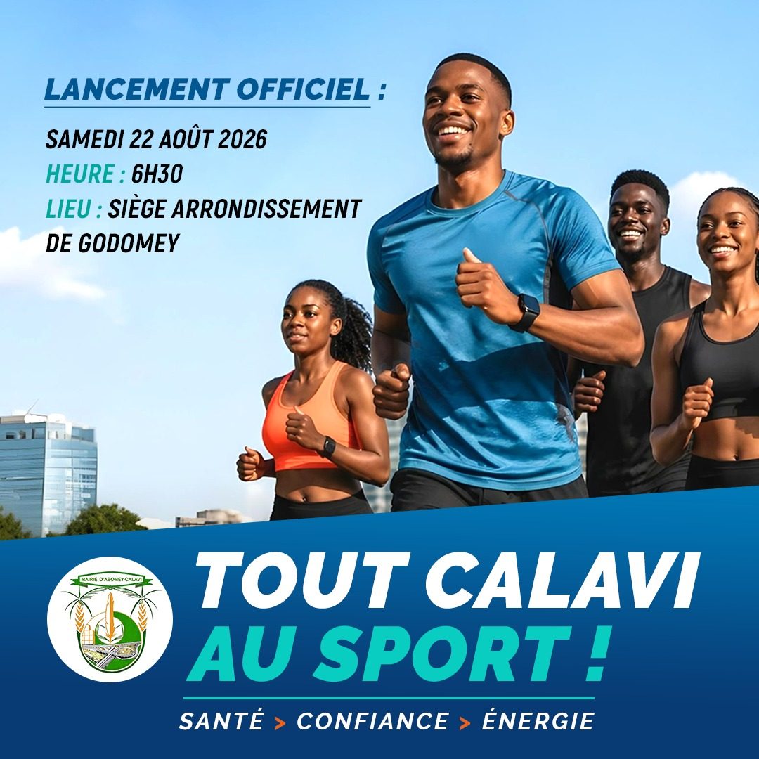 '' Tout Calavi au sport '', la commune veut miser sur des citoyens en pleine forme et en bonne santé