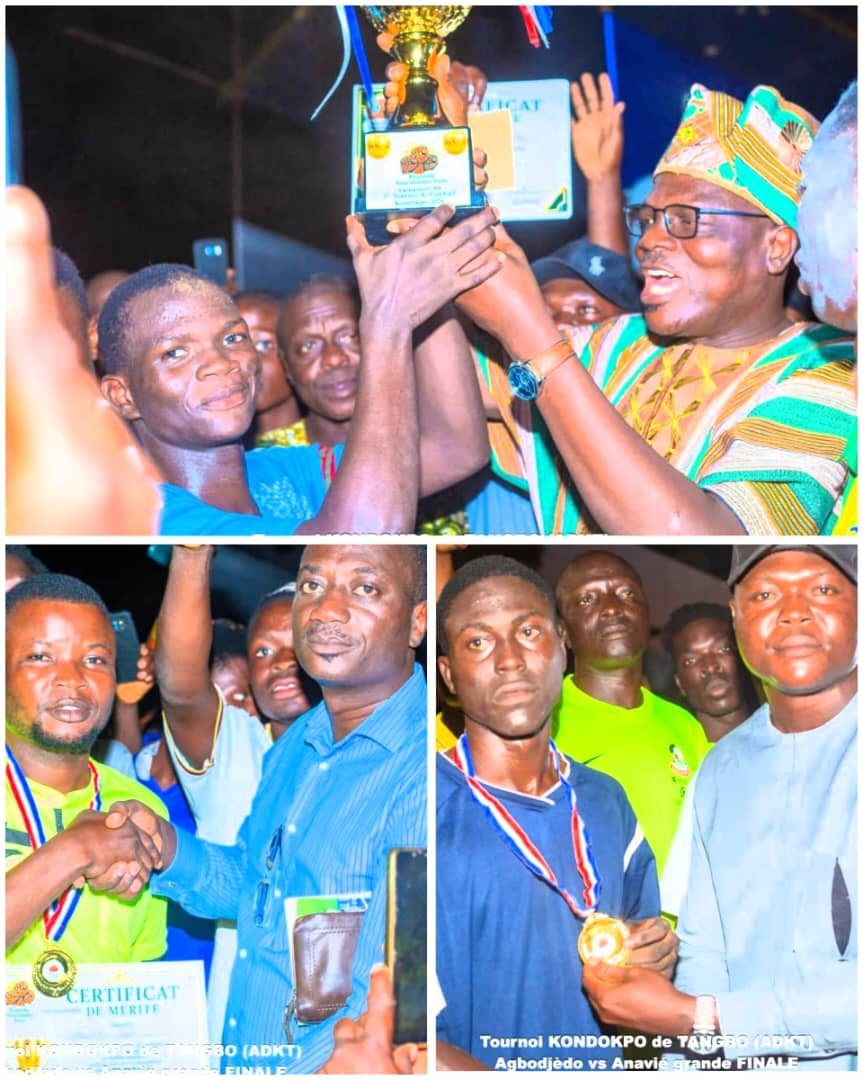Tournoi Kondokpo ADKT à Zè : Agbodjèdo décroche le titre et s’impose au terme d’une finale disputée